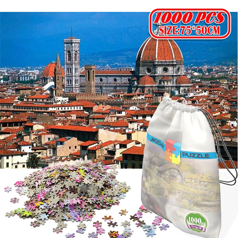 3D пазл из бумаги 1000 штук для взрослых Обучающие игрушки декоративные наклейки