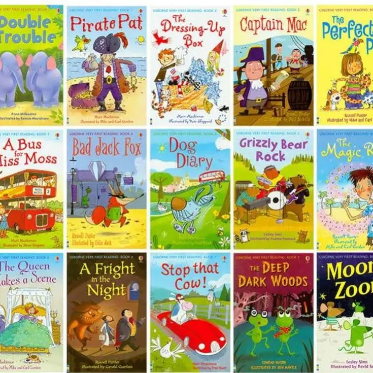 40 Books/set Usborne My third Reading collection library English Picture story books to help your child grow as a reader Libros