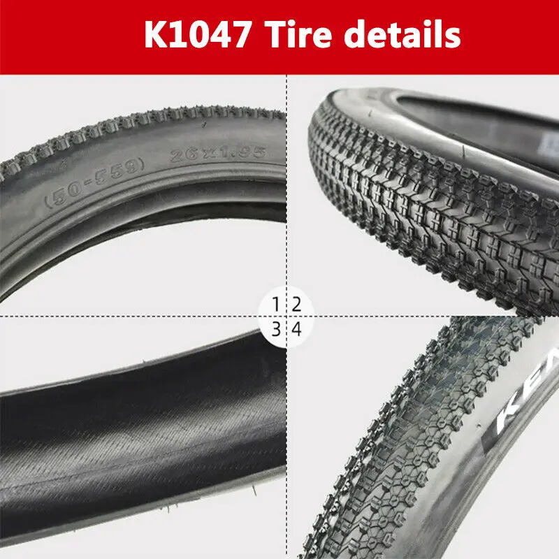 KENDA K1047 MTB велосипедные шины 26*1 95 60TPI 85PSI горный велосипед Нескользящие Низкие Шины