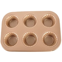 6 cavities donut pan solid color doughnut tray bread bakeware pastry baking mold cake mold bagel mold kitchen baking accessories