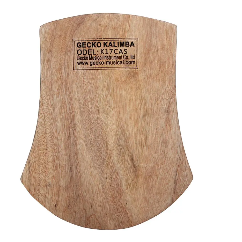 GECKO 17 клавиш K17CAS Kalimba Африканский камфорный деревянный большой палец пианино