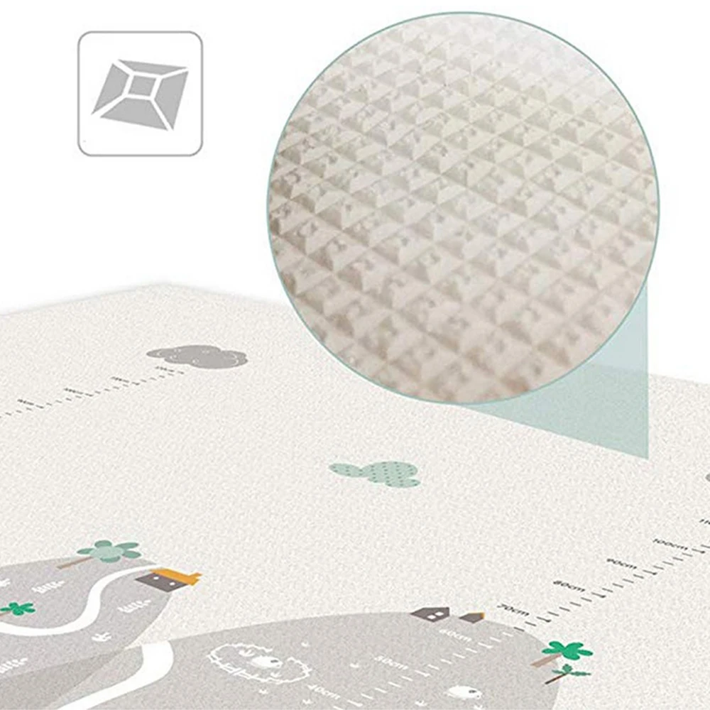 Детский коврик экологичный удобный Ldpe Шелковый нескользящий универсальный