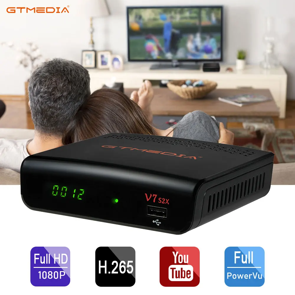 Новинка GTM V7S2X DVB S/S2/S V7S поддержка следующего поколения