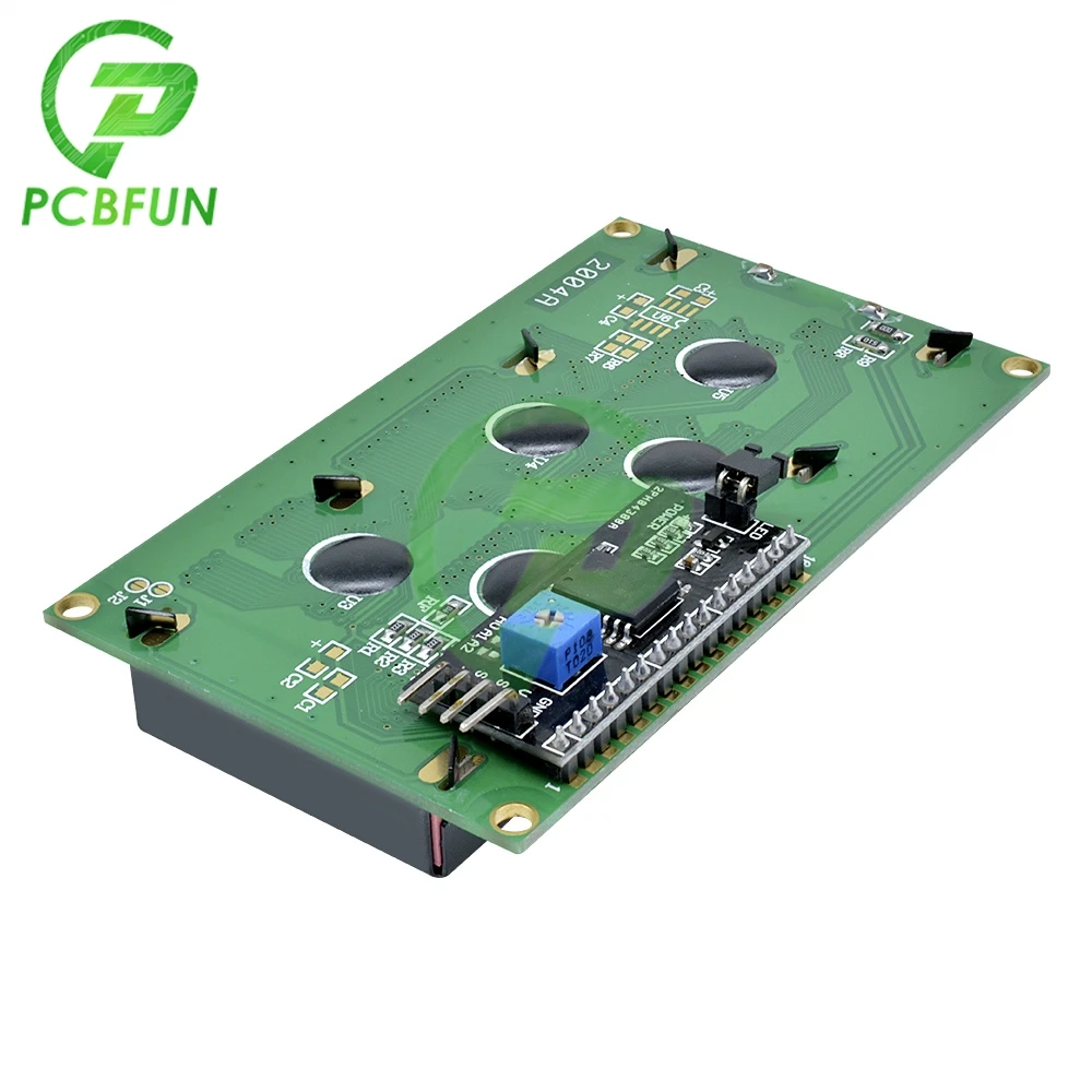Модуль платы адаптера IIC Serial 20X4 ЖК-дисплей 2004 Вит I2C модуль контроллера HD44780 синий