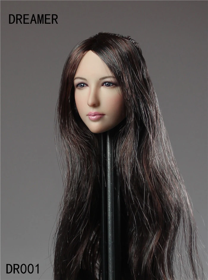 DREAMER DR001 1/6 девушка длинные волосы голова резьба азиатские Красота головы Sculpt для