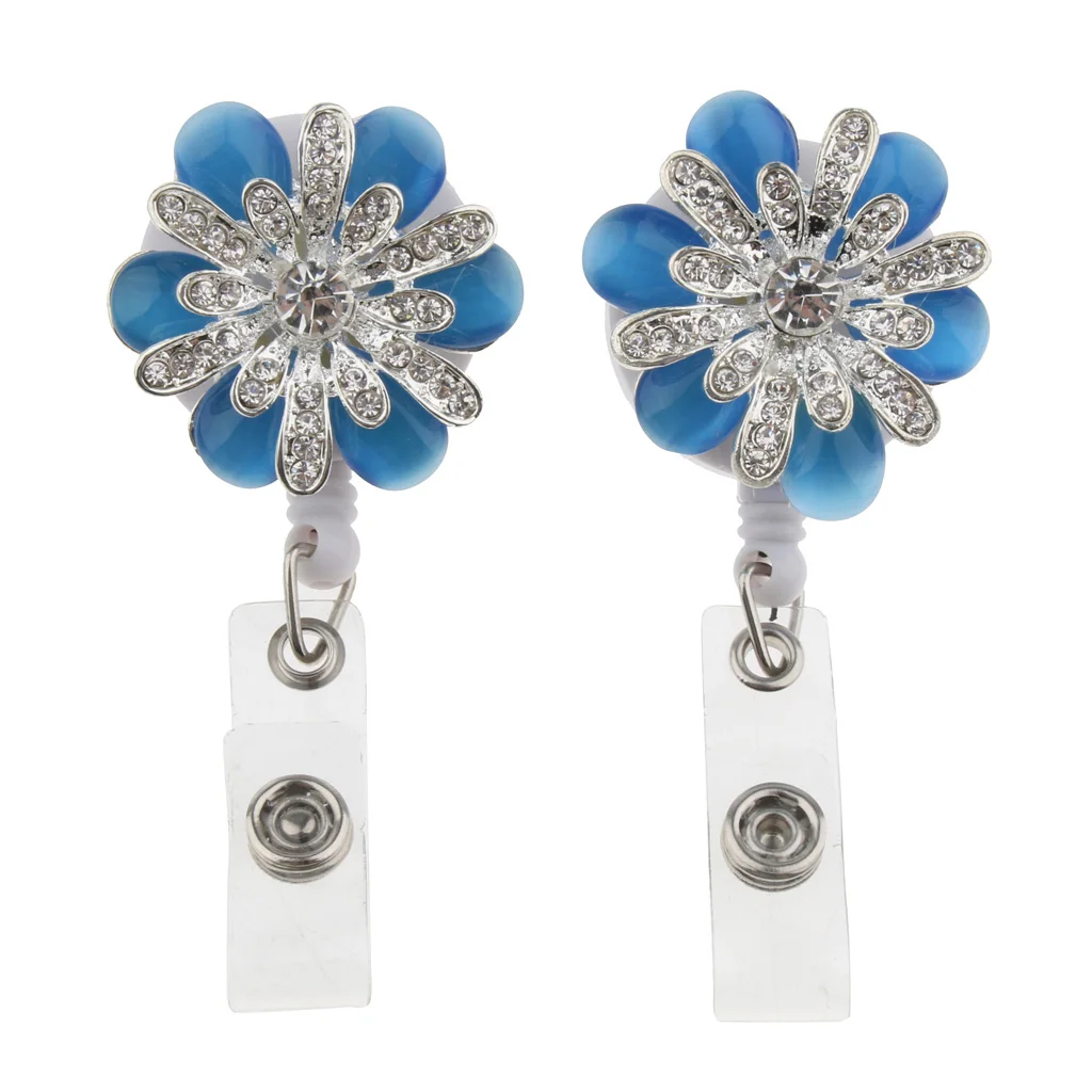 

Retractable Reel Pull Key ID/Name Card Badge Tag Clip Holder Carabiner Style