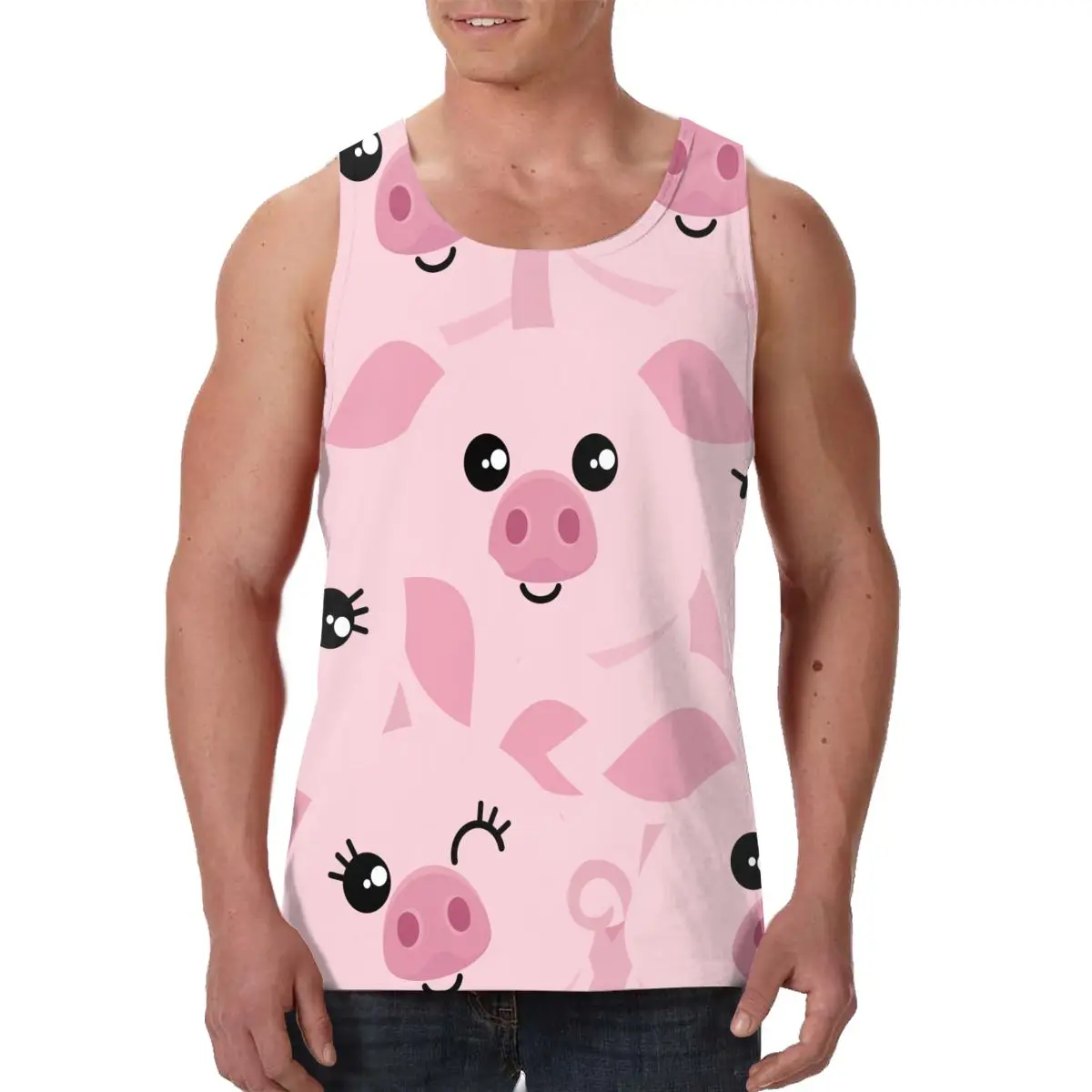 

Mens Workout Tank Tops Sleeveless Gym Shirts Bodybuilding Fitness Muscle Tee Shirts