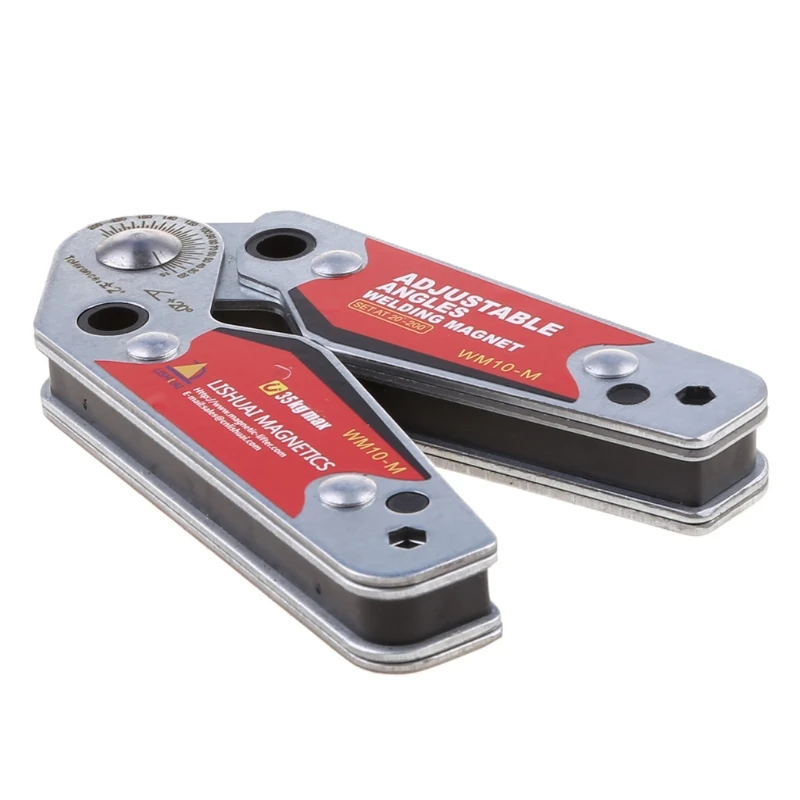 

425D Magnetic Welding Holder Adjustable Angles 20-200 Magnets Clamp Locator Tools with Hex Wrench Positioner Tools Supplies