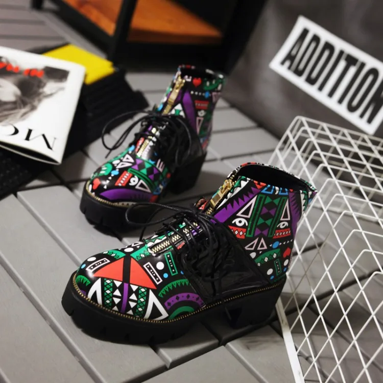 Большие размеры 9 10 11 12 Ботинки Женская обувь Ботильоны для женщин Женские