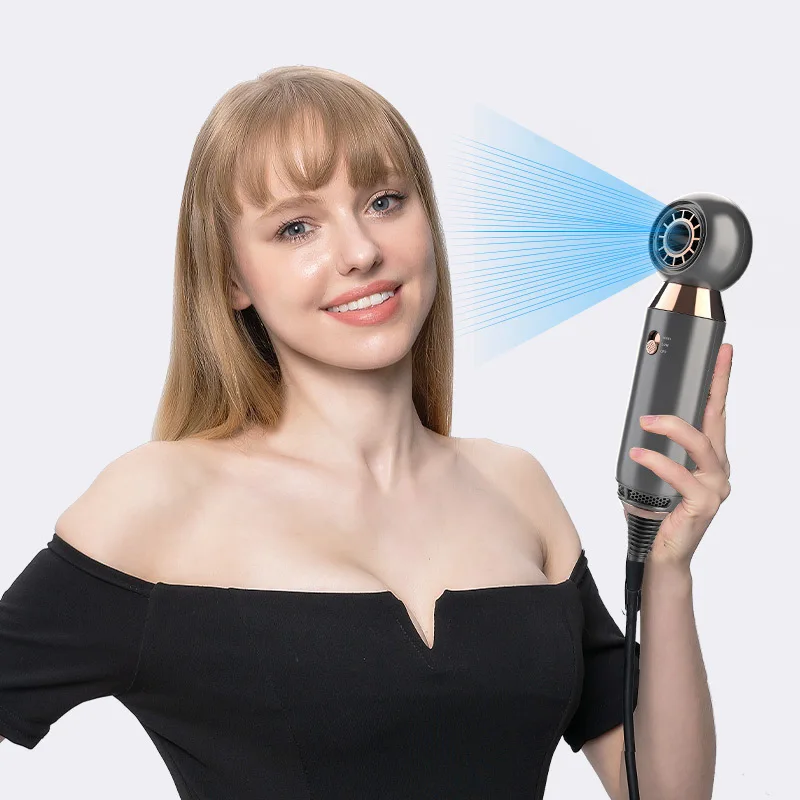 Secador de Cabelo Secador de Cabelo sem Folhas Secador de Cabelo para Secagem Nível de Ruído Profissional Folhas para Secagem Rápida Leve Baixo Pequeno 800w sem 5 Secador de cabelo profissional 800w secador de