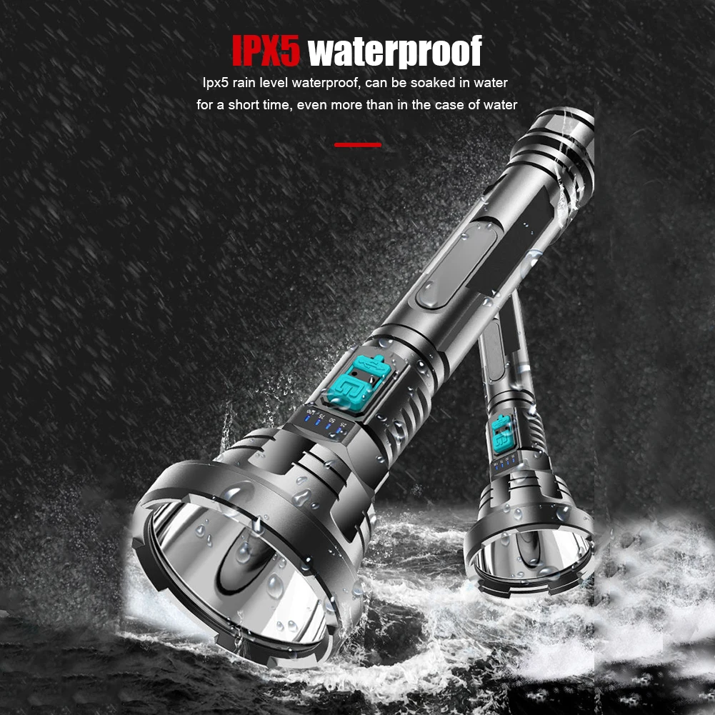 

2021 Waterproof Portable LED Headlight USB Rechargeable 300LM Headlamp Searchlight Flashlight Powered Battery Torch