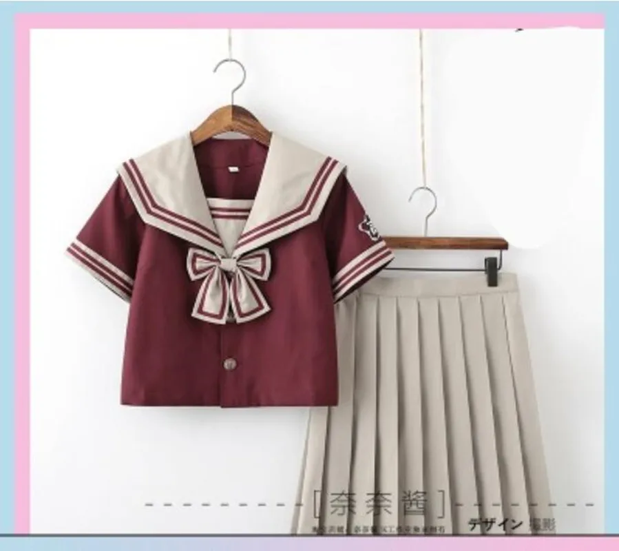 Jk/школьная форма милый повседневный костюм моряка для девочек платье изысканный