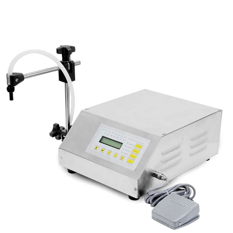 

5-3500ml Digital Control Water Drink Perfume Juice Milk Small Bottle Filler GFK 160 Packing Liquid Filling Machine