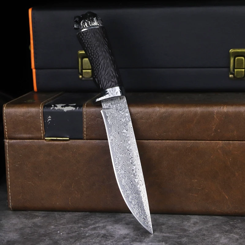 Охотничий нож из дамасской стали | Инструменты