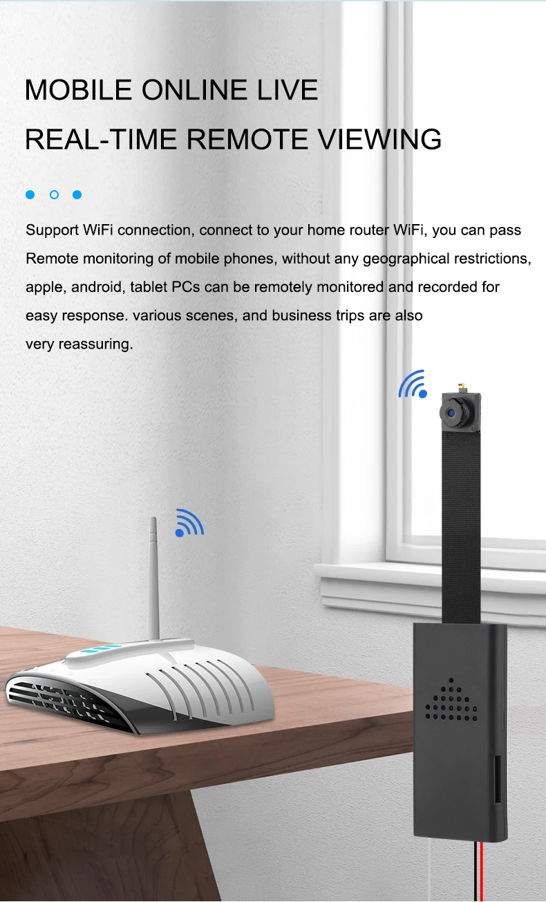 Wi-Fi Сетевая камера Веб-камера IP P2P HD 1080P Мини DIY Беспроводная модуль движения