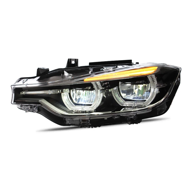 

For LED Angel Eyes Headlight For BMW F30 F35 318 320 325 328 330 335 2013-2015 Year Front Lamp Fit AFS Version/Non AFS