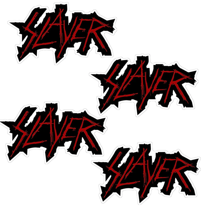 

Car Accessories SLAYER Vinyl Sticker Decal Threshold Metal Vinyl Bumper Rearview Mirror Side Decal DIY Car Styling Waterproof