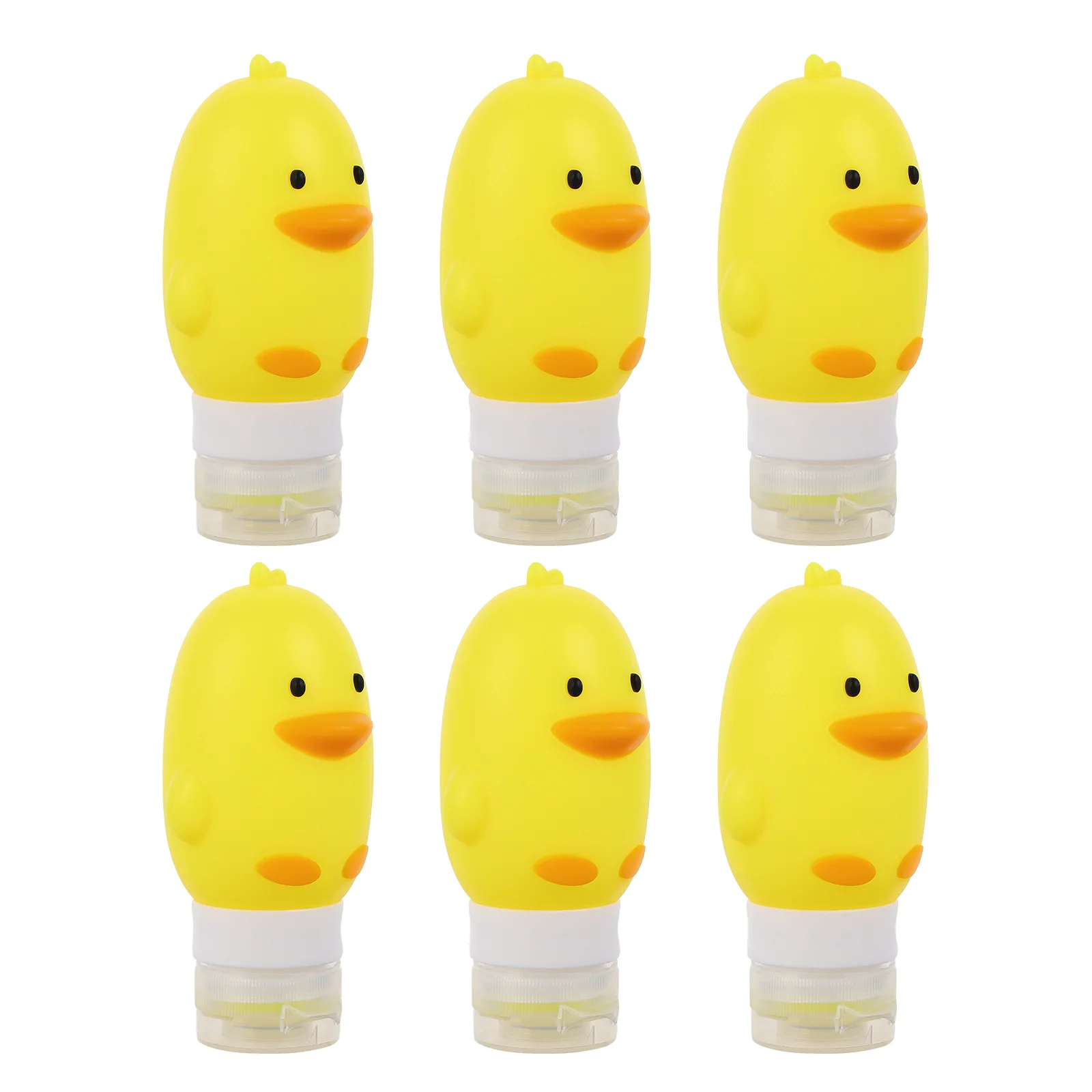 

6 шт., силиконовые бутылки для путешествий