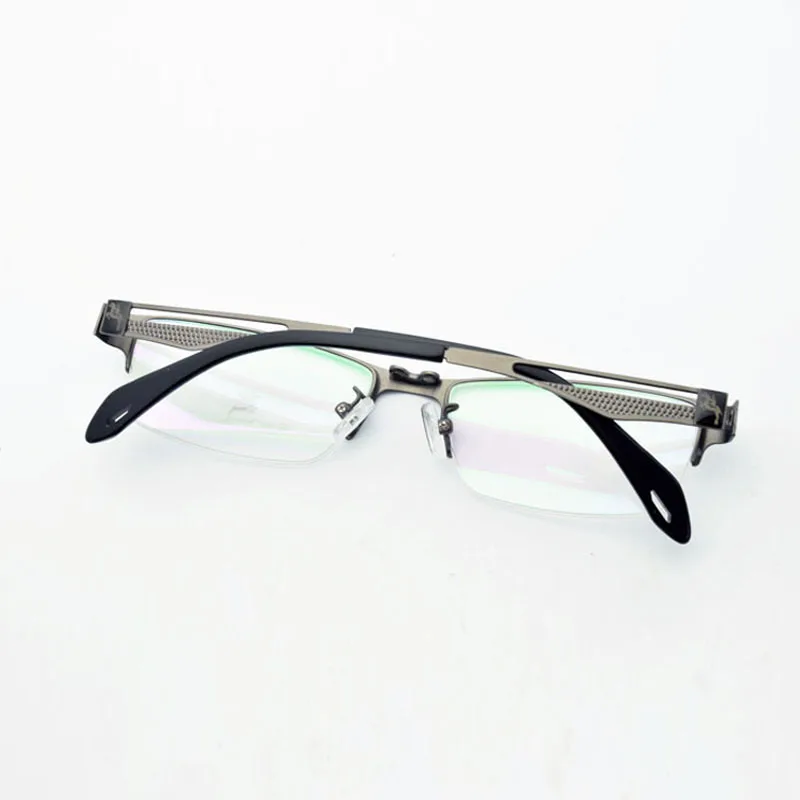 Очки из нержавеющей стали, оправа для мужчин, коричневые, 2 шт., магнитные солнцезащитные очки на застежке, UV400, желтые поляризованные очки ночного видения