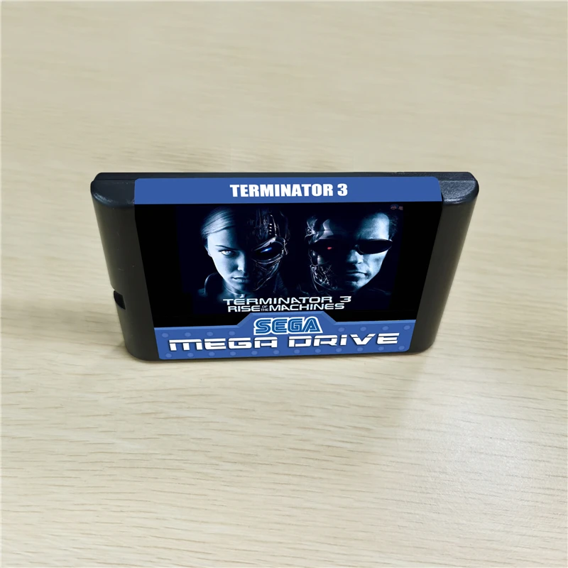 Terminator 3 - 16 бит MD игровой Картридж для консоли MegaDrive Genesis | Электроника