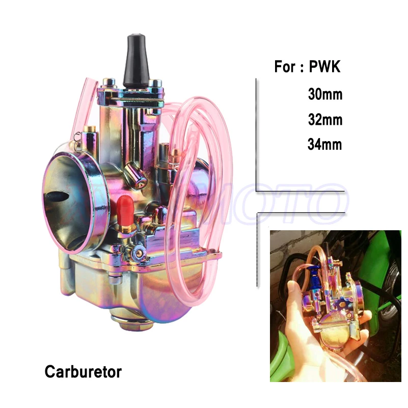 

Colorful PWK Carburetor Motorcycle 2/4T Engine Scooters Dirt Bike ATV 30 32 34mm with Power Jet Racing Motor For 250CC