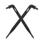 Стрелы для капельного орошения 200 шт., изогнутые микро-капельного орошения 3 мм, Интерфейс шланга 35 мм, изгиб локтя