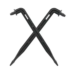 Стрелы для капельного орошения 200 шт., изогнутые микро-капельного орошения 3 мм, Интерфейс шланга 35 мм, изгиб локтя