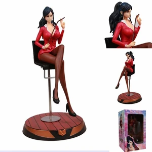 32cm anime figure ONE PIECE Fashion brand uniform temptation teacher Nico·Robin Miss·Allsunday PVC action figure collection mode