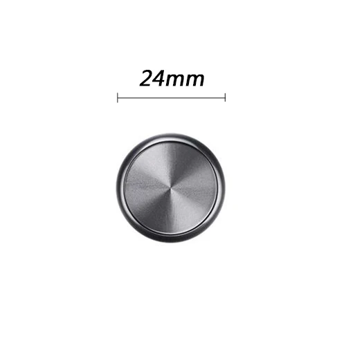 24mm 2 шт, 24 мм, металлическая книга, блокнот, Грибное отверстие, кнопка, блокнот, пластик, в рулонах, 360 градусов, диск, пряжка, связывающие кольца - Цвет: 24mm