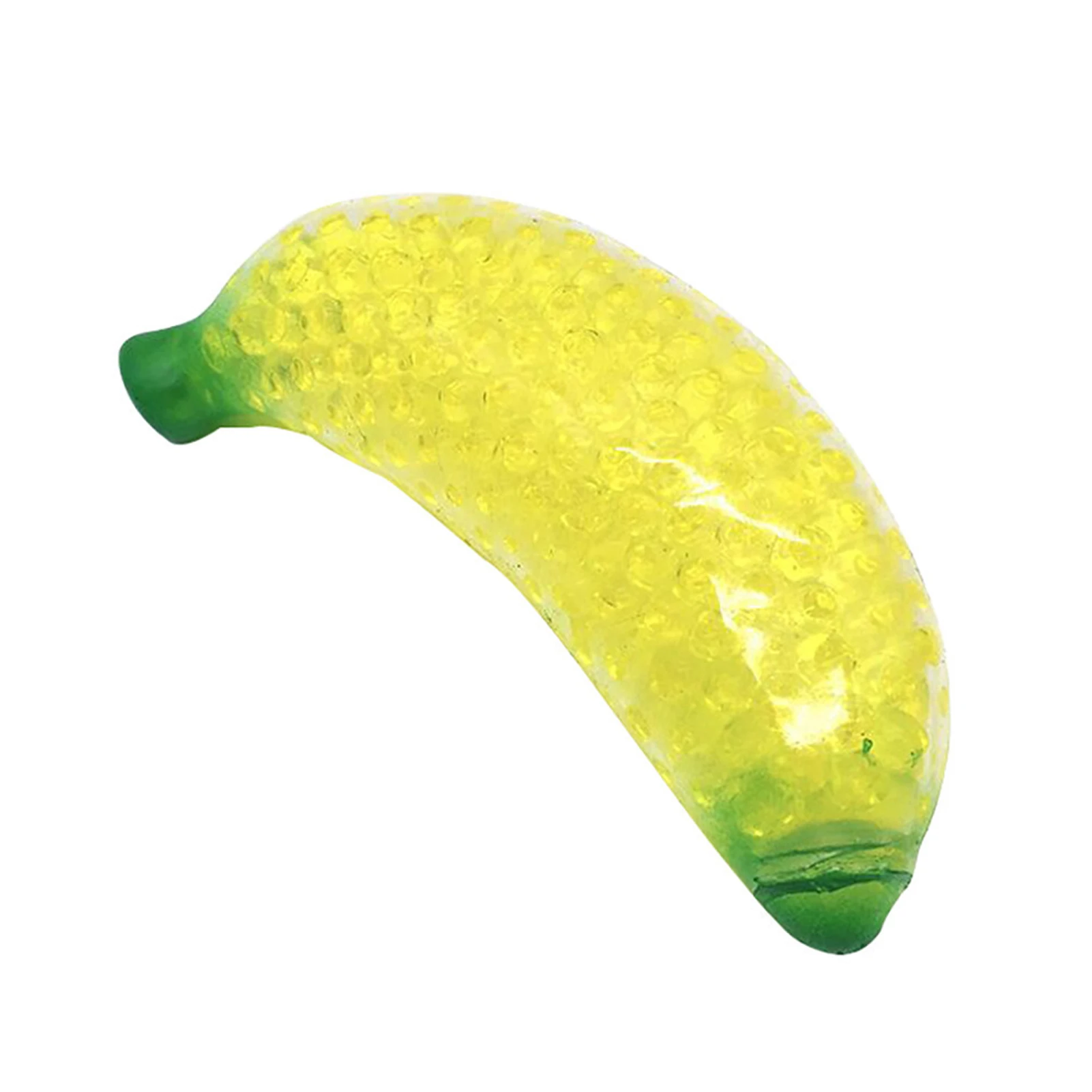 

Bead Parent-child Interactive Soft Gift Fidget Squeeze Toy Stress Relief Banana Ball Kids Adults Portable Funny Decompression