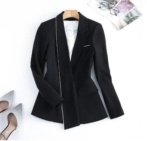 Деловые женские брючные костюмы новинка 2019 модный официальный облегающий