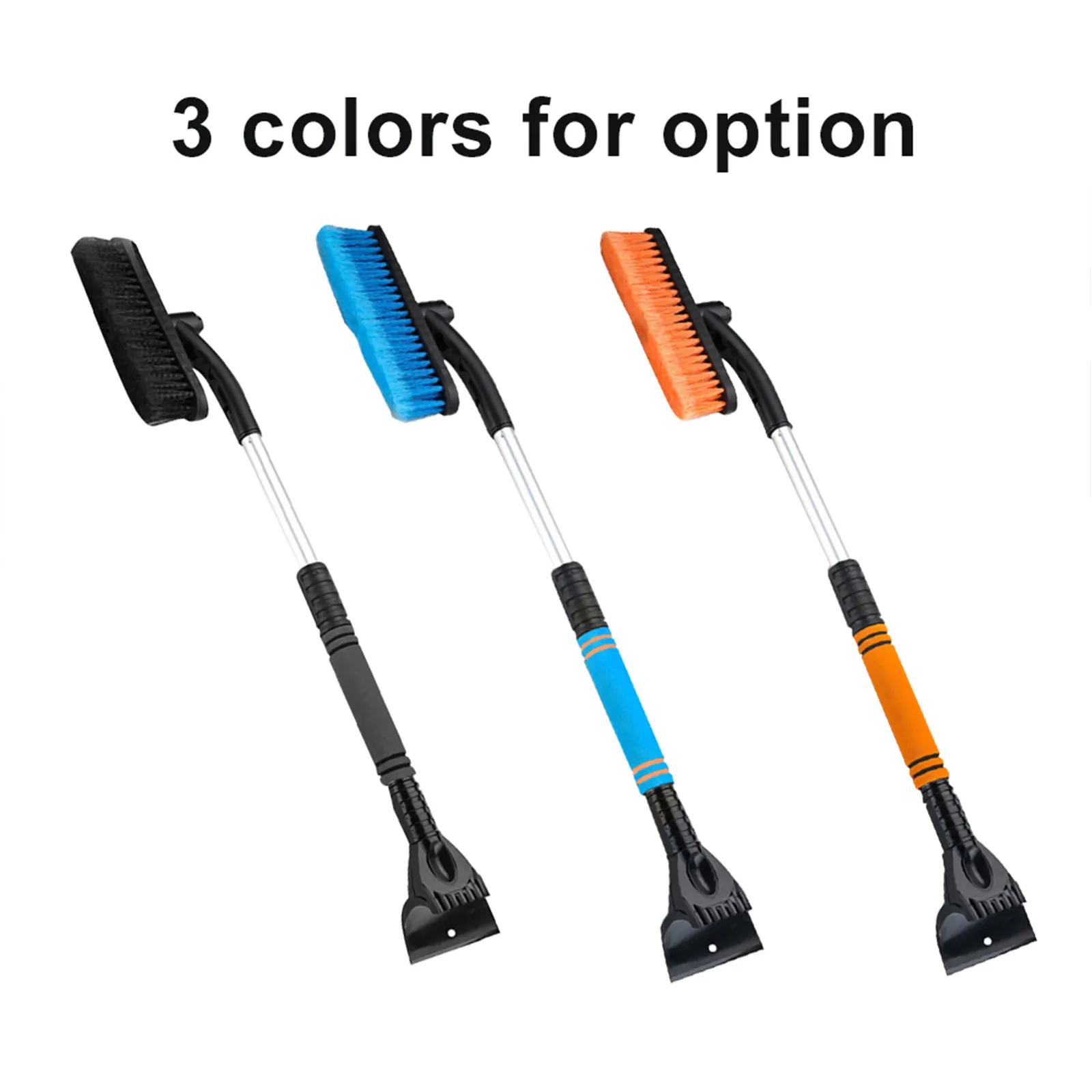 

Машина для чистки автомобиля скребок для льда со съемным снега щетка для лопаты удаления пыли кисточки авто лобовое стекло раздвижная щетк...