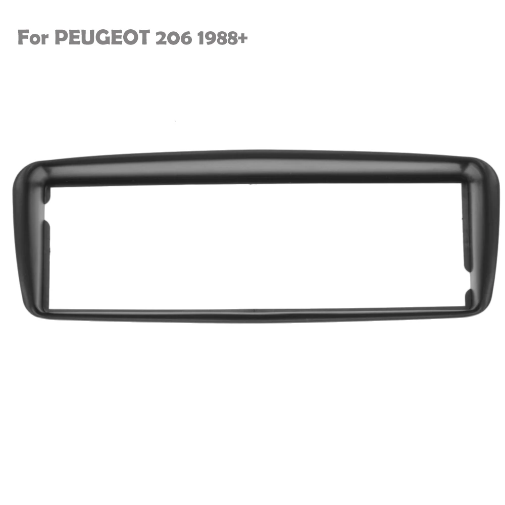 

Автомобильная установка радио фасции рамка для Peugeot 206 1998 + стерео DVD CD пластина Лицевая панель приборной панели установка комплект отделки