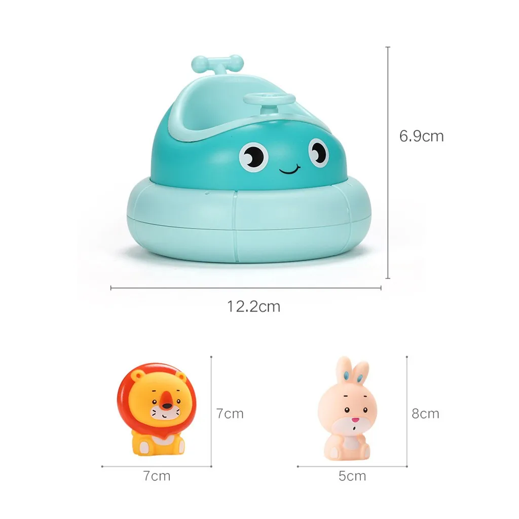 Милые детские игрушки для душа Игрушки ванны животные дождь водопад игрушка