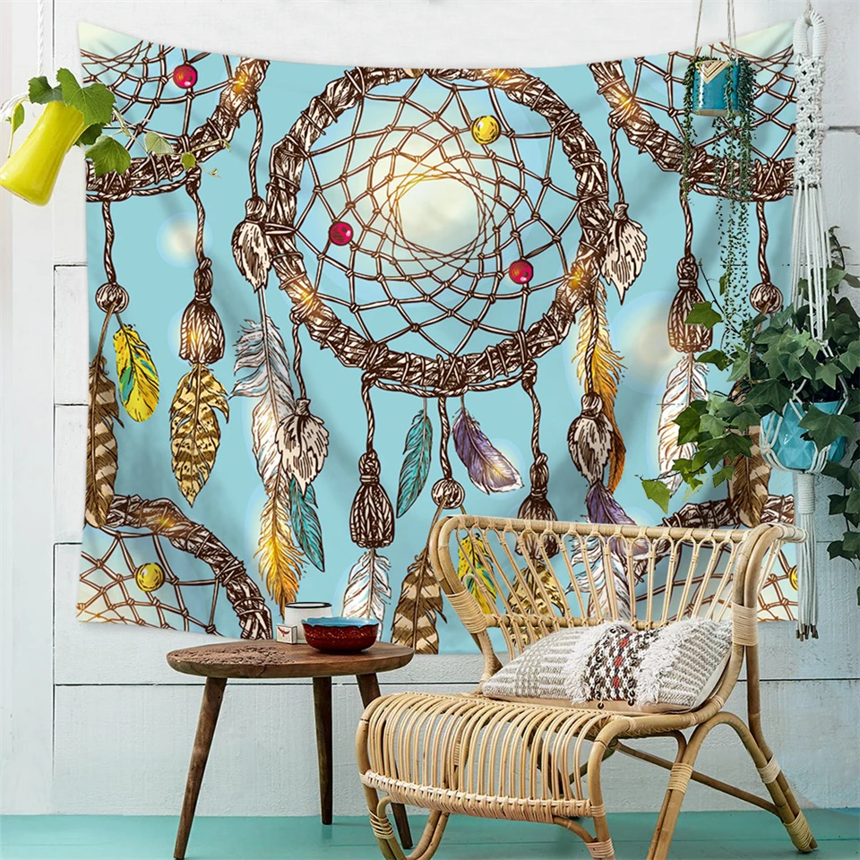 Slwdream декоративный гобелен Кровать Простыня Толстая фланелевая одеяло на стену