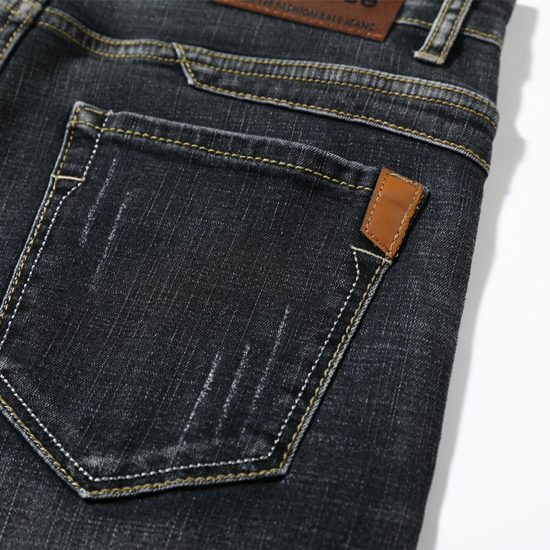 

Men'S Trend All-Match Fashion Denim Shorts 2021 Summer New Business Casual Loose Straight Stretch Jeans Male Brand Slim Clothes
