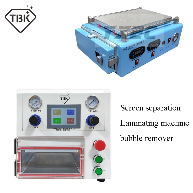 Новое поступление ЖК экран отдельная машина для удаления пузырьков Оса
