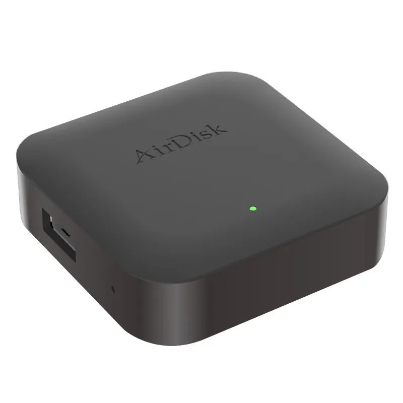 

AirDisk Q1 mobile hard disk box home NAS home network storage server cloud storage private cloud local area network personal