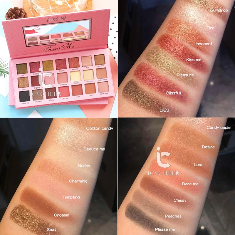 21 Цвет профессиональный мягкий глэм матовые тени для век пигментный макияж