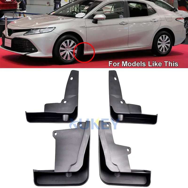 OE стиль набор литых автомобильных брызговиков для Toyota Camry 2018 2019 L LE XLE PU060-03180-TP