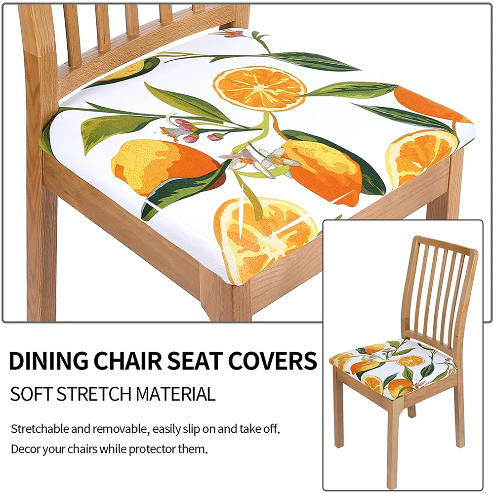 Чехлы на стулья стрейч с принтом мягкий чехол для обеденного стула эластичной