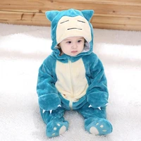 hot baby green kawaii kigurumi pajamas clothing newborn infant rompers onesie animal anime costume outfit hooded winter jumpsuit