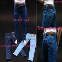 16 cf001 abc female skinny jeans pants clothes fit 12 action figure body