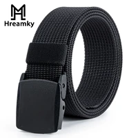 hreamky military men canvas beltsnylon adjustable section in the man the tactical beltfree shipping gift box packaging