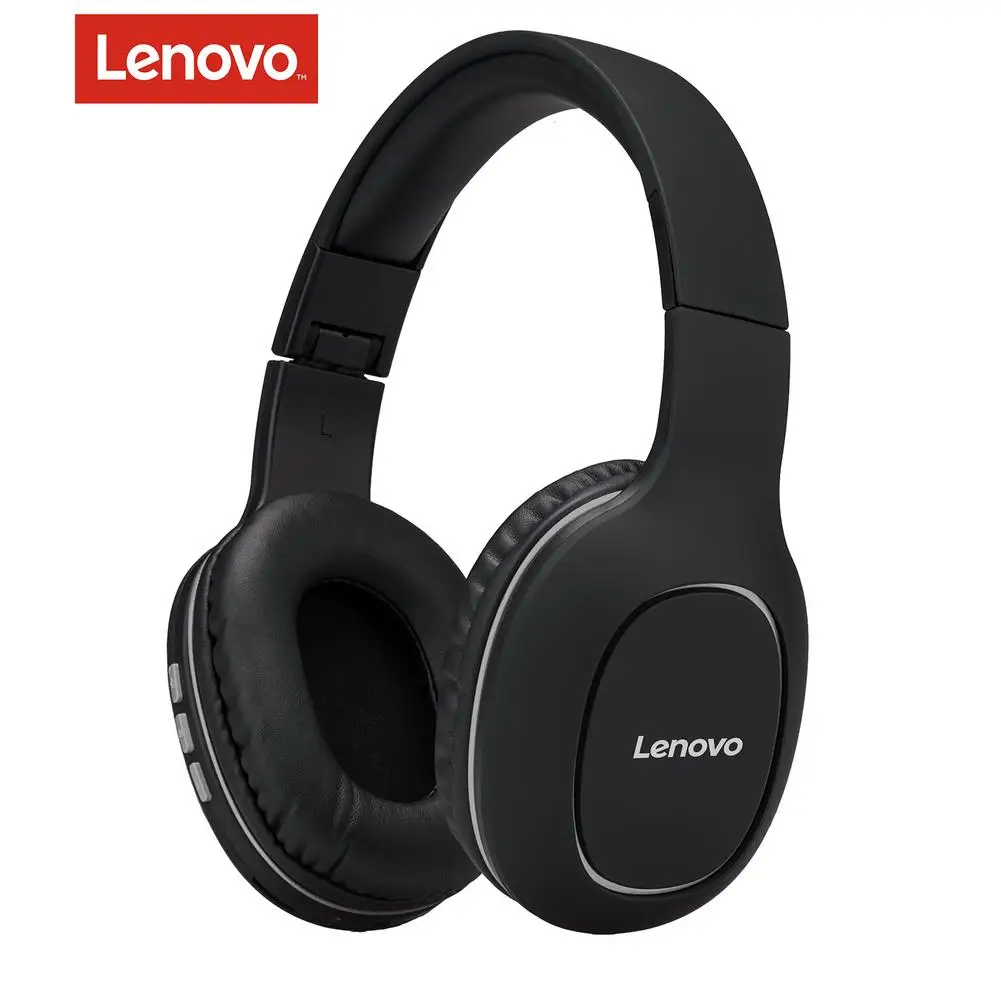 

Lenovo HD300 Wireless Bluetooth Headphone Noise Reduction Headset Stereo HiFi Sound HD Microphone Subwoofer Sport Game Earphone
