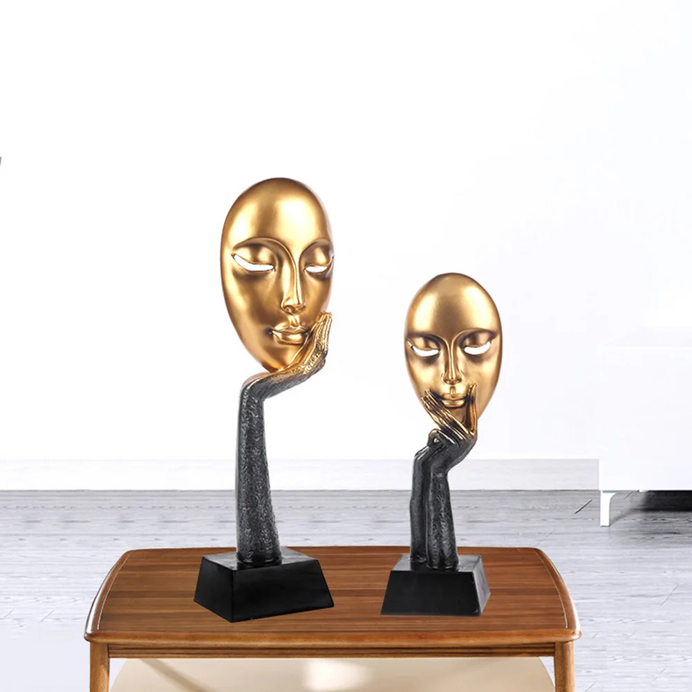 Статуя для дома абстрактная модель человеческого лица скульптура Современное