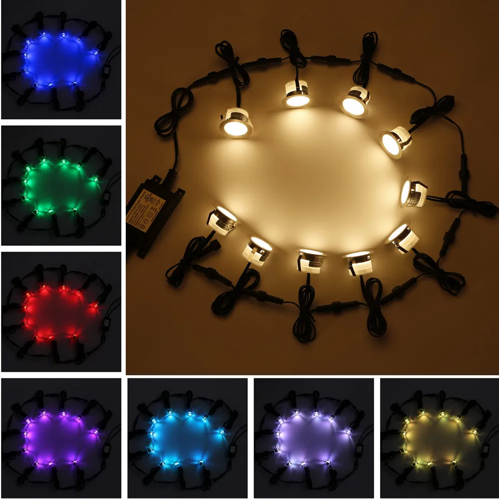20X61mm 12V RGB RGBW Teresa светодиодный светильник для лестничных колодок с понижающими шаговыми лампами, Водонепроницаемый wifi Bluetooth контроллер с сеткой, таймер, диммер