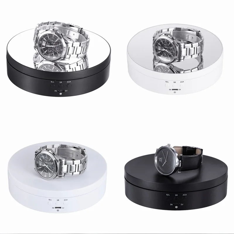 Photography Display Stand 360 Degree Automatically Rotating Speed Adjustable Jewelry for Photo Studio Shooting | Электроника