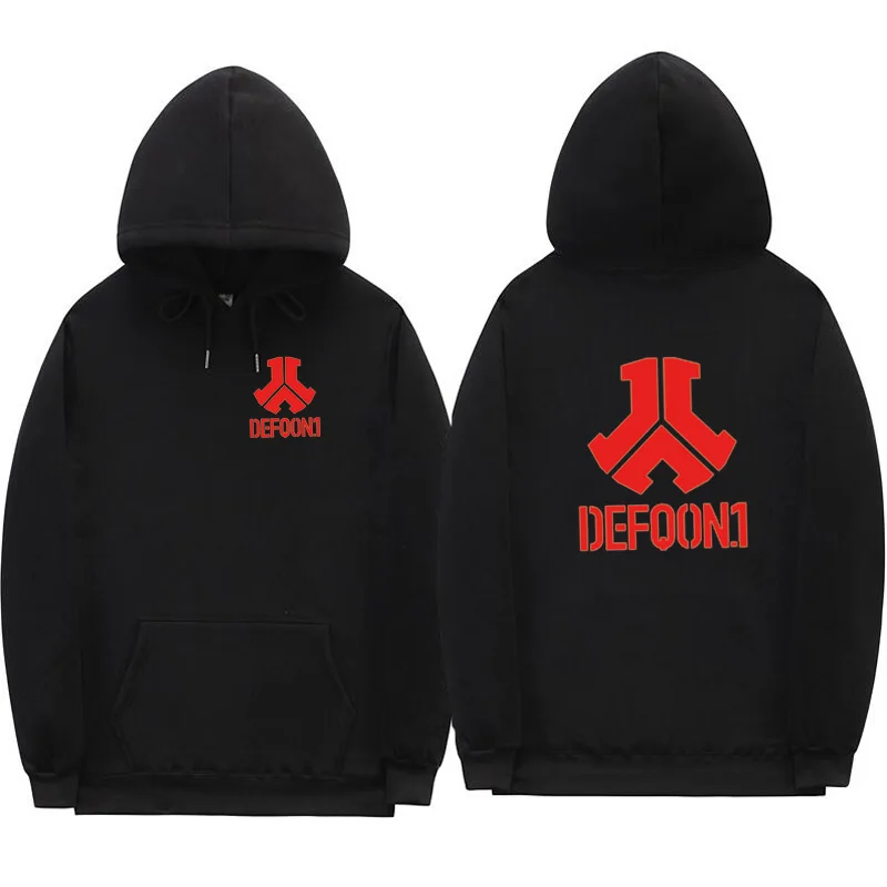 Новинка Defqon 1 толстовки рок-группа хип-хоп Мужская Толстовка зима осень Уличная Повседневная Флисовая Толстовка Пуловер