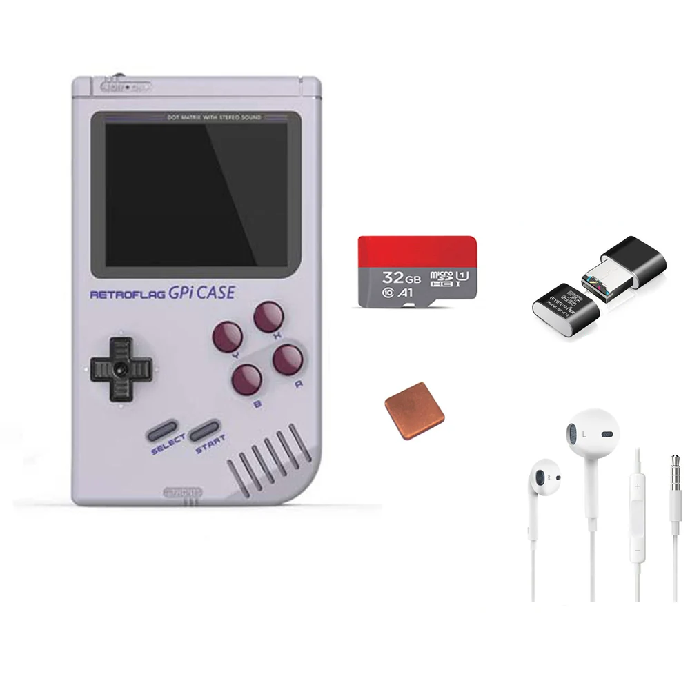 Kit B Чехол Retroflag GPi для Raspberry Pi Zero и Zero W с безопасным выключением - Цвет: Kit B